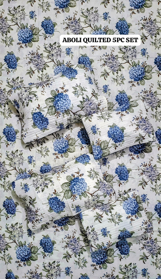 Jumbo King size Quilted 5pcs set