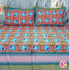 Hand Block Bath Towels