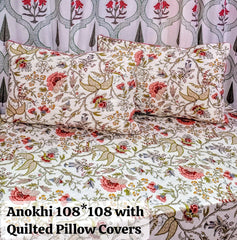 Jumbo size bedsheets with 2 pillow covers