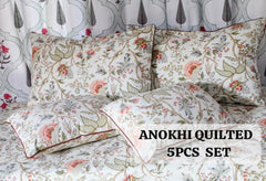 Jumbo King size Quilted 5pcs set