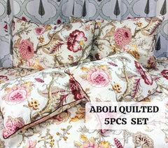 Jumbo King size Quilted 5pcs set