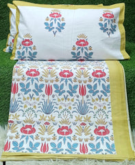 King size bedsheets with 2 pillow covers