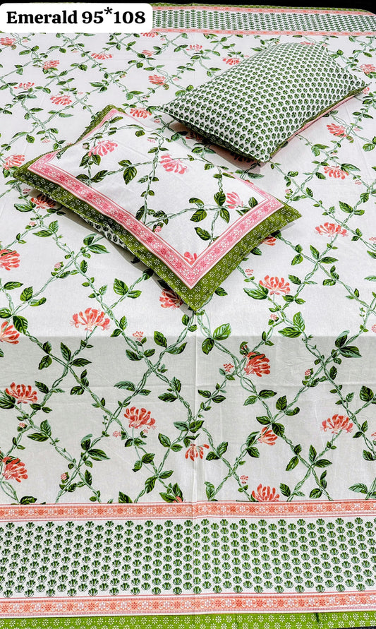 king size bedsheet with 2 pillow covers