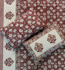 king size bedsheet with 2 pillow covers