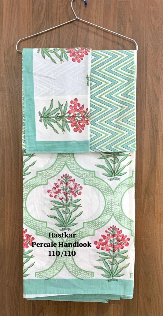 Premium quality jumbo King Size Double Bedsheet with two Pillow Covers