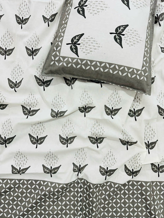 Single bed bedsheet with 1 pillow cover