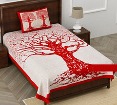 Single bed bedsheet with 1 pillow cover