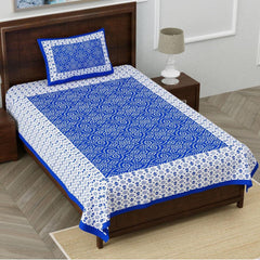 Single bed bedsheet with 1 pillow cover