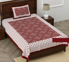 Single bed bedsheet with 1 pillow cover