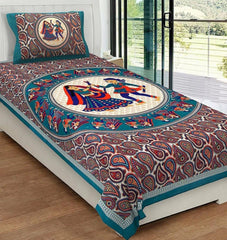 Single bed bedsheet with 1 pillow cover