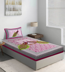 Single bed bedsheet with 1 pillow cover