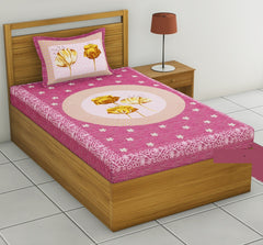 Single bed bedsheet with 1 pillow cover