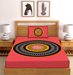 Single bed bedsheet with 1 pillow cover