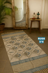 Handmade rugs 4 by 6 ft🌼