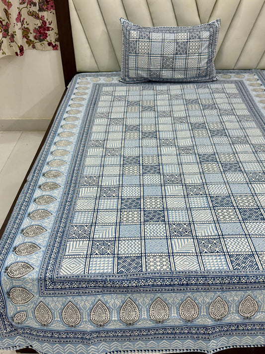 jaipuri Printed Single Bedsheet
