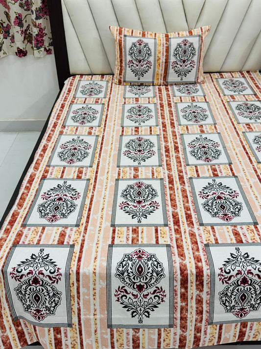 jaipuri Printed Single Bedsheet
