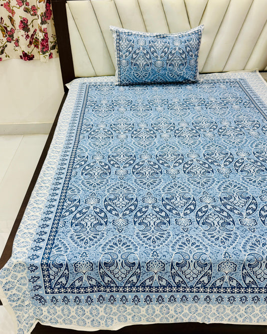jaipuri Printed Single Bedsheet