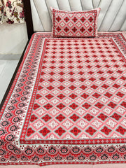 jaipuri Printed Single Bedsheet
