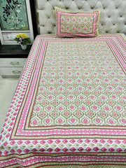 jaipuri Printed Single Bedsheet