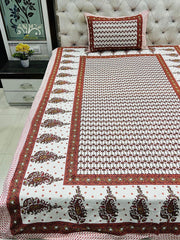 jaipuri Printed Single Bedsheet