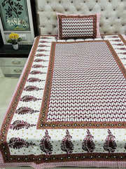 jaipuri Printed Single Bedsheet