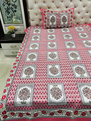 jaipuri Printed Single Bedsheet