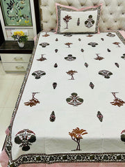 Jaipuri Printed Single Bedsheet