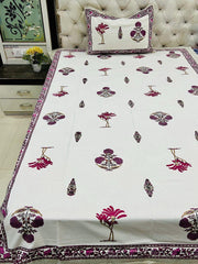 Jaipuri Printed Single Bedsheet