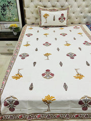 Jaipuri Printed Single Bedsheet