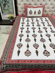 Jaipuri Printed Single Bedsheet
