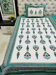 Jaipuri Printed Single Bedsheet