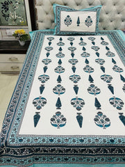 Jaipuri Printed Single Bedsheet