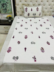 Jaipuri Printed Single Bedsheet