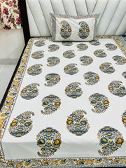 jaipuri Printed Single Bedsheet