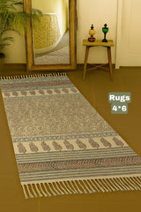 Handmade rugs 4 by 6 ft🌼