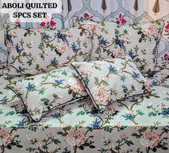 Jumbo King size Quilted 5pcs set