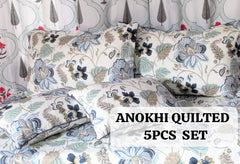 Jumbo King size Quilted 5pcs set