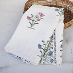 Hand Block Bath Towels