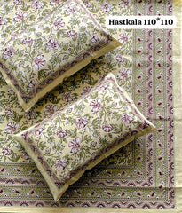 Jumbo King Size Handlook Bedsheets with 2 Pillow Covers