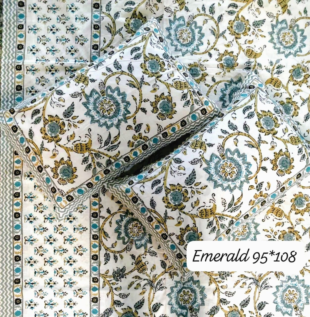 king size bedsheet with 2 pillow covers