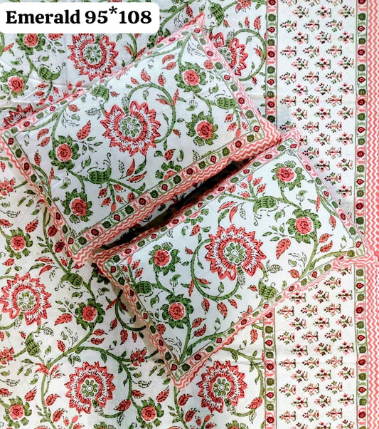 king size bedsheet with 2 pillow covers