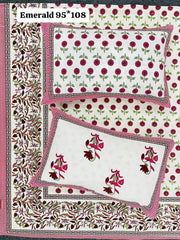 king size bedsheet with 2 pillow covers