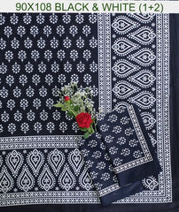 Queen size bedsheets with 2 pillow covers