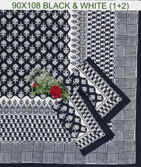 Queen size bedsheets with 2 pillow covers