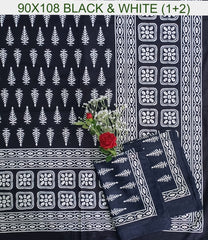 Queen size bedsheets with 2 pillow covers