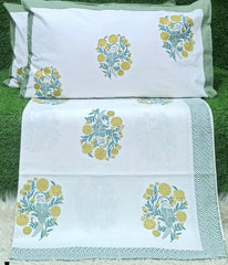 King size bedsheets with 2 pillow covers