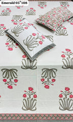 king size bedsheet with 2 pillow covers