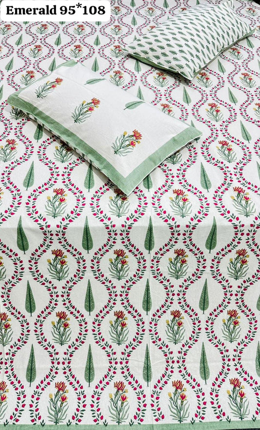 king size bedsheet with 2 pillow covers