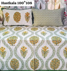 King Size Handlook Bedsheets with 2 Pillow Covers