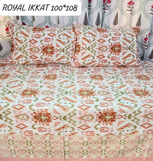 King Size Bedsheet with 2 Pillow Covers